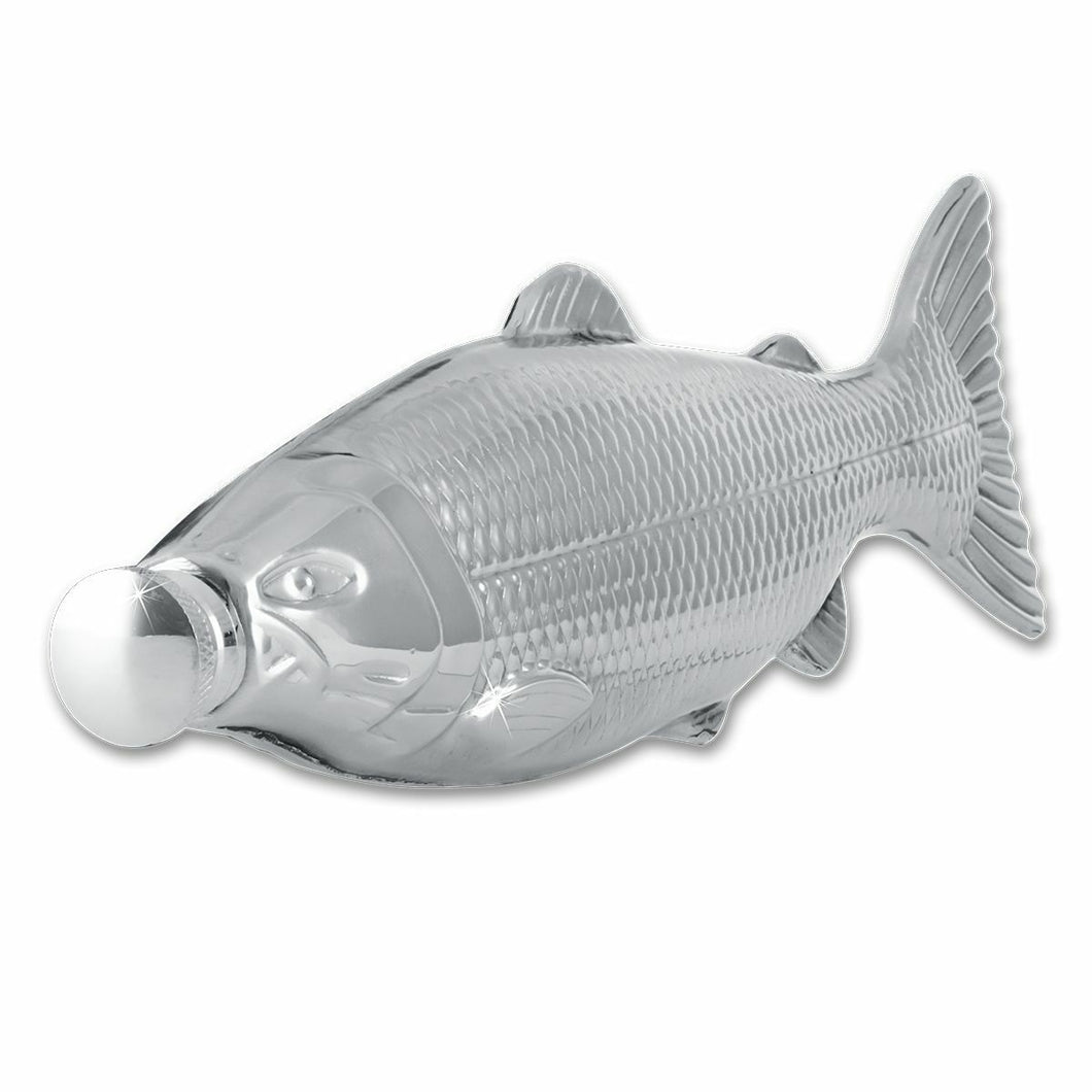 Small/Keepsake 10 Cubic Inch Fish Brass Funeral Cremation Scattering Tube