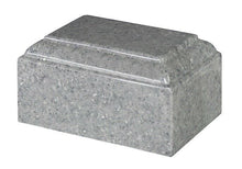 Load image into Gallery viewer, Small/Keepsake 22 Cubic Inch Gray Tuscany Cultured Granite Cremation Urn
