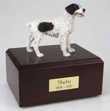 Load image into Gallery viewer, Brittany Black Pet Funeral Cremation Urn Available in 3 Diff Colors &amp; 4 Sizes
