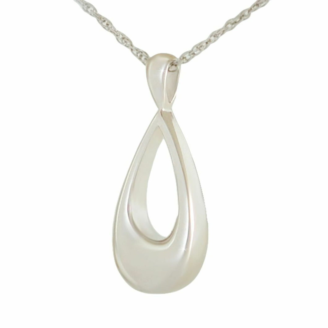 Tears Stainless Steel Pendant/Necklace Funeral Cremation Urn for Ashes