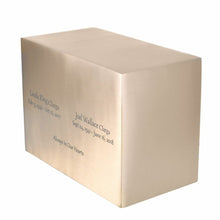 Load image into Gallery viewer, Extra-Large 400 Cubic Inch Brass Companion Funeral Cremation Urn for Ashes
