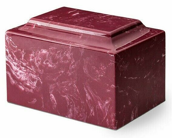Classic Marble Berry Adult 210 Cubic Inches Funeral Cremation Urn, TSA Approved