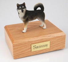 Load image into Gallery viewer, Alaskan Malamute Pet Funeral Cremation Urn Avail in 3 Different Colors &amp; 4 Sizes
