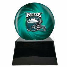 Load image into Gallery viewer, Large/Adult 200 Cubic Inch Philadelphia Eagles Metal Ball on Cremation Urn Base
