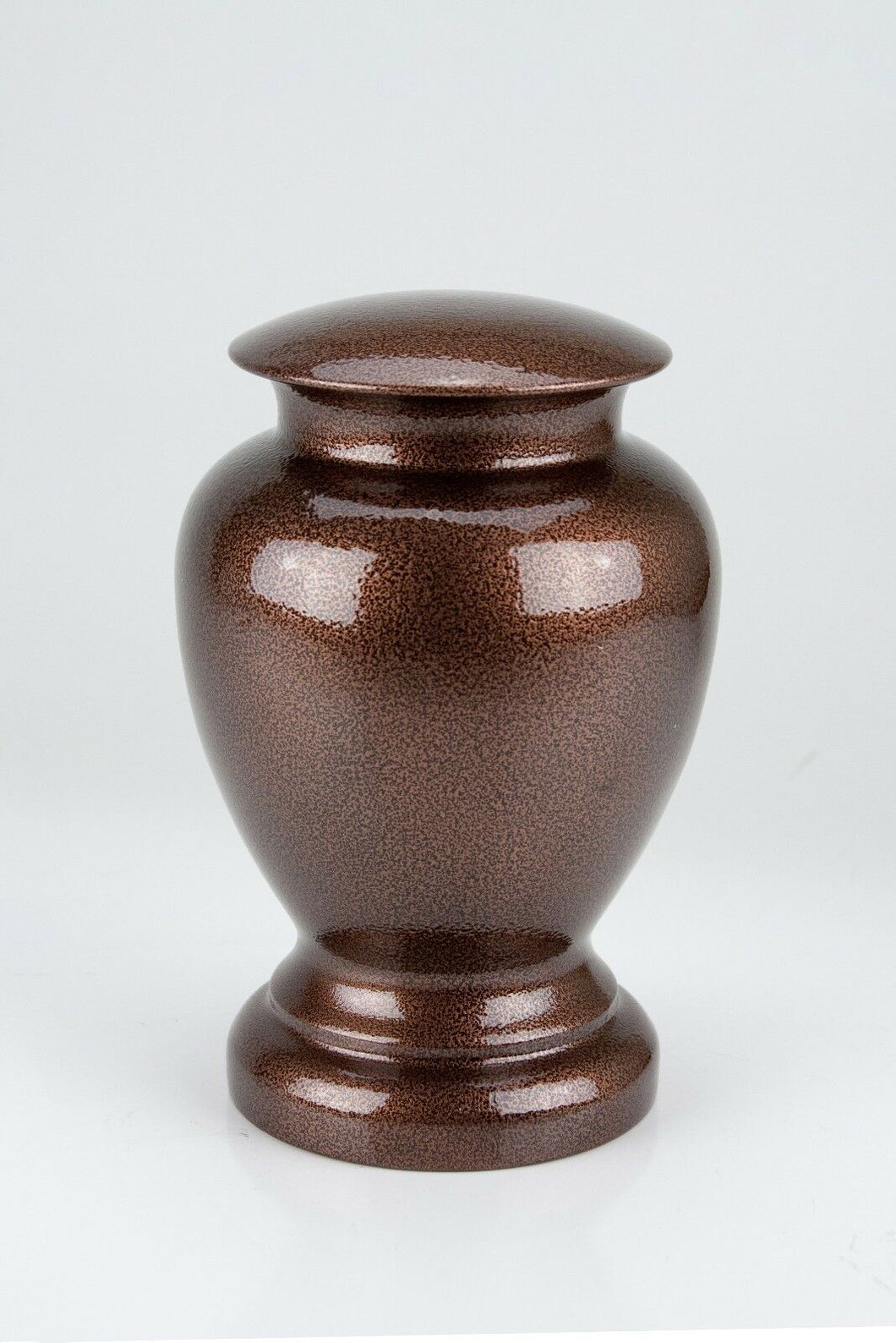 Small/Keepsake 50 Cubic Inches Copper Steel Vase Urn for Cremation Ashes