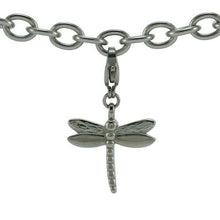 Load image into Gallery viewer, Stainless Steel Bracelet with Dragonfly Charm Funeral Cremation Jewelry
