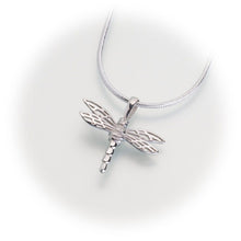 Load image into Gallery viewer, Sterling Silver Small Dragonfly Memorial Jewelry Pendant Funeral Cremation Urn
