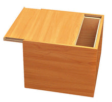 Load image into Gallery viewer, Large/Adult 230 Cubic Inches Light Grain Simplicity Cube Cremation Urn

