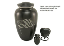 Load image into Gallery viewer, 6 Keepsake Set Funeral Cremation Urn for ashes, 5 Cubic Inches - Black Slate
