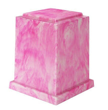 Load image into Gallery viewer, Large 225 Cubic Inch Windsor Elite Pink Cultured Marble Cremation Urn For Ashes
