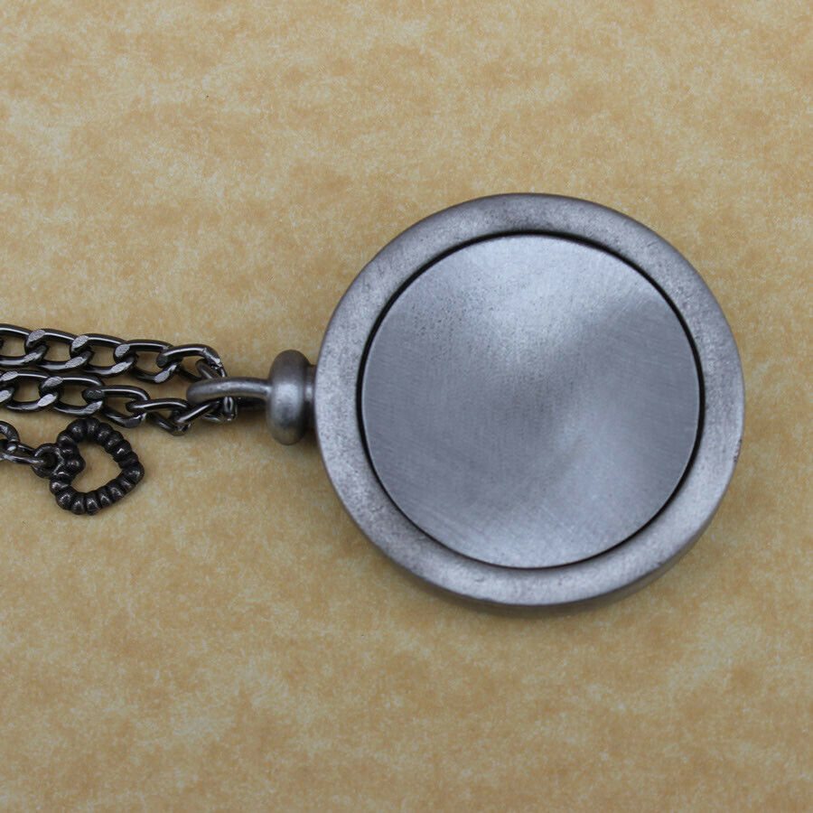Pewter Keepsake Pet Memory Charm Cremation Urn with Chain - Canvas