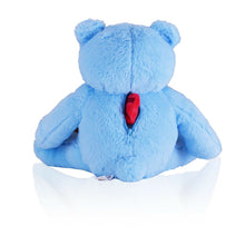 Load image into Gallery viewer, Small/Keepsake 2 Cubic Inches Blue Teddy Bear Funeral Cremation Urn for Ashes
