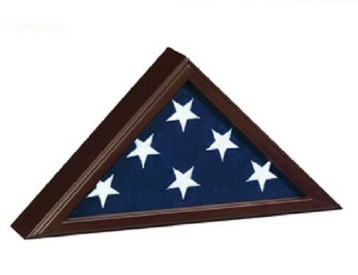 Cherry Capital Flag Case for 3' X 5' Flag, Cremation Urn Available