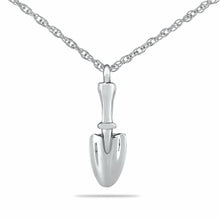 Load image into Gallery viewer, Garden Trowel Stainless Steel Pendant/Necklace Funeral Cremation Urn for Ashes
