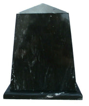 Load image into Gallery viewer, Large/Adult 240 Cubic Inches Black Viewpoint Natural Marble Urn for Ashes
