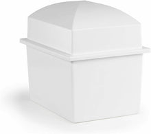 Load image into Gallery viewer, Crowne Vault Extra-Large White Polymer Double Funeral Cremation Urn Burial Vault
