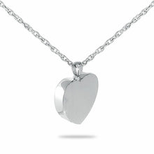 Load image into Gallery viewer, Small/Keepsake Steel Classic Heart Pendant Funeral Cremation Urn for Ashes
