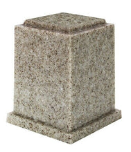 Load image into Gallery viewer, Large/Adult 225 Cubic Inch Windsor Elite Sandstone Culture Granite Cremation Urn
