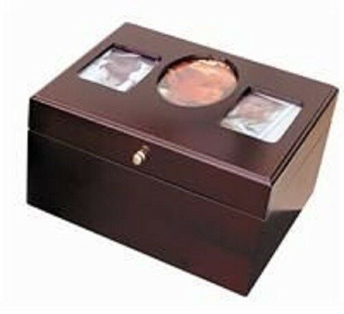 Large/Adult 220 Cubic Inches Photo Remembrance Chest Cremation Urn for Ashes