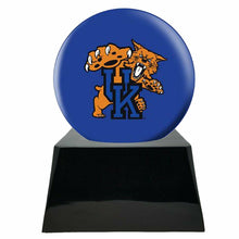 Load image into Gallery viewer, Large/Adult 200 Cubic Inch Kentucky Wildcats Metal Ball on Cremation Urn Base
