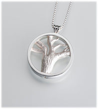 Load image into Gallery viewer, Sterling Silver Tree of Lives Memorial Jewelry Pendant Funeral Cremation Urn
