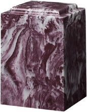 Load image into Gallery viewer, Large/Adult 220 Cubic Inch Windsor Merlot Cultured Marble Cremation Urn
