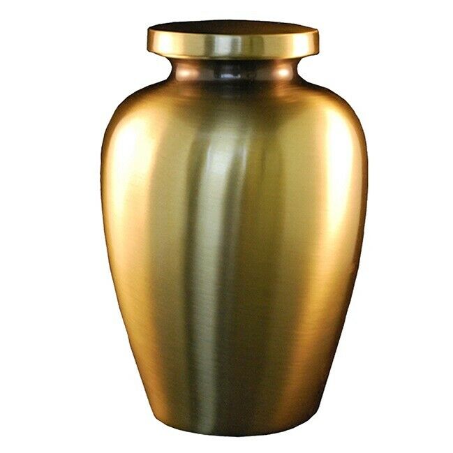 Large/Adult 205 Cubic Inch Antique Bronze Cretian Funeral Cremation Urn