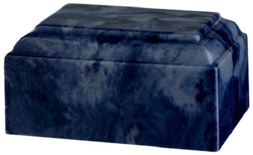 Small/Keepsake 22 Cubic Inch Midnight Tuscany Cultured Marble Cremation Urn