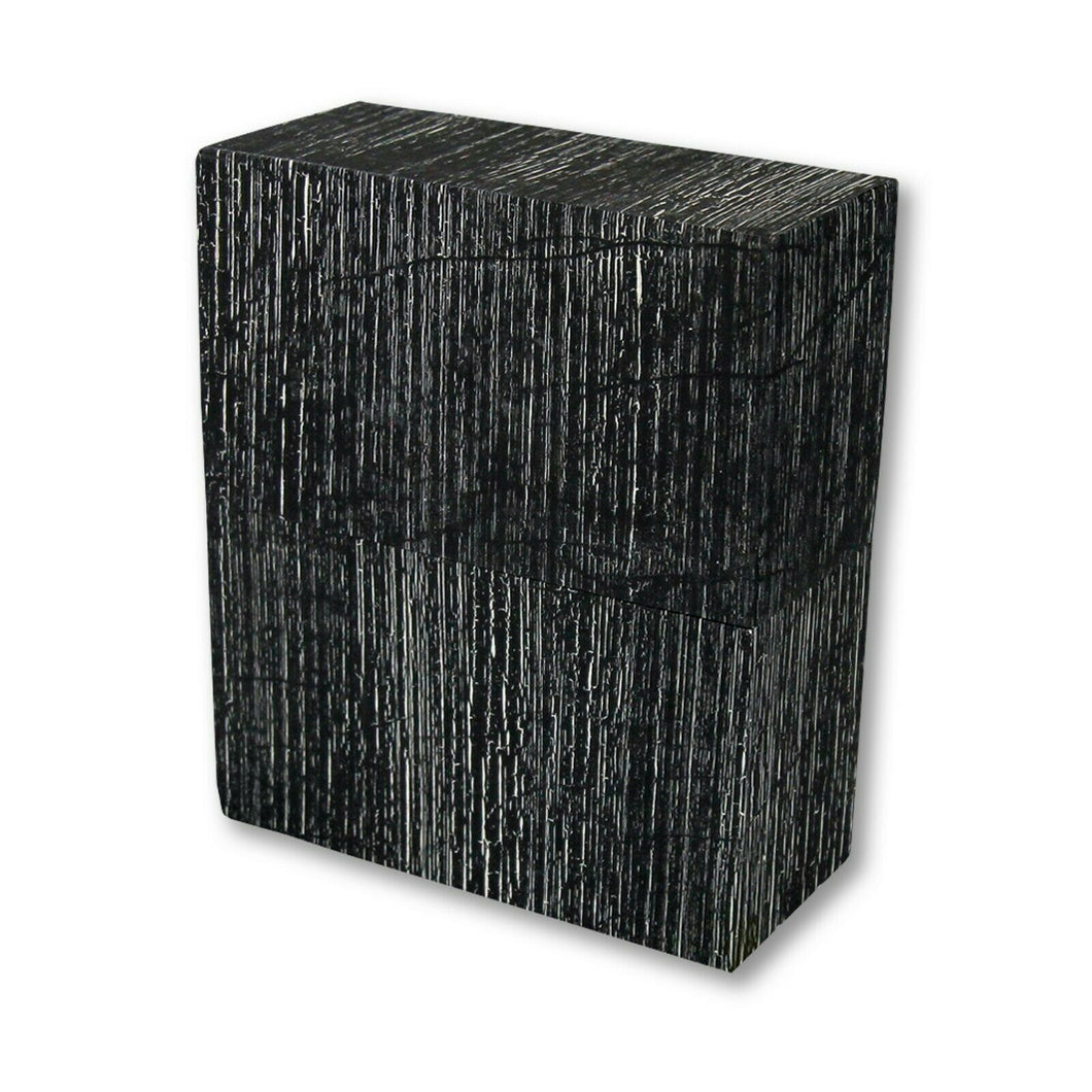 Biodegradable Ecofriendly Adult Antique Black Embrace Funeral Cremation Urn Box