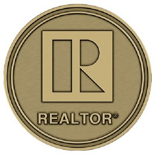 Realtor Medallion for Box Cremation Urn/Flag Case - 2 Inch Diameter