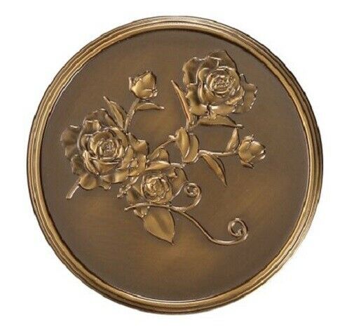 Howard Miller 800-167 (800167) 3 Inch Roses Medallion for Cremation Chest