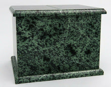 Load image into Gallery viewer, Extra Large 420 Cubic Inches Green Natural Marble Companion Cremation Urn
