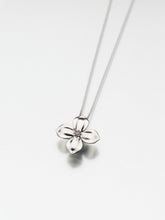 Load image into Gallery viewer, Gold Vermeil Dogwood Blossom Memorial Jewelry Pendant Funeral Cremation Urn

