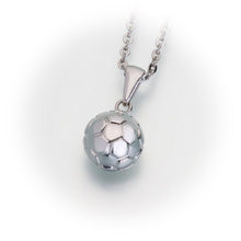 Load image into Gallery viewer, Stainless Steel Soccer Ball Memorial Jewelry Pendant Funeral Cremation Urn
