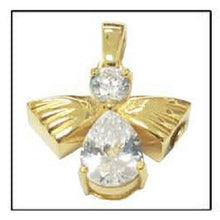 Load image into Gallery viewer, Angel of High 24k Gold Plated Sterling Silver Cremation Urn Pendant w/Chain
