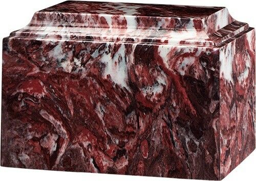Large/Adult 225 Cubic Inch Tuscany Firerock Cultured Marble Cremation Urn