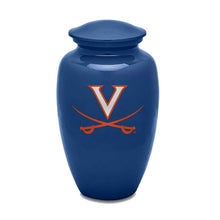 Load image into Gallery viewer, University Virginia Cavaliers 210 Cubic Inch Large/Adult Funeral Cremation Urn
