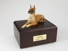 Load image into Gallery viewer, Great Dane, Fawn Pet Funeral Cremation Urn Available in 3 Diff Colors 4 Sizes
