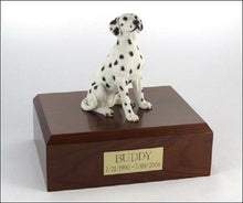 Load image into Gallery viewer, Dalmatian Pet Funeral Cremation Urn Available in 3 Different Colors &amp; 4 Sizes
