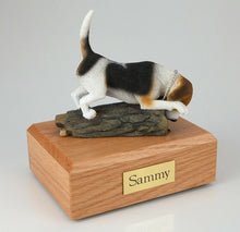 Load image into Gallery viewer, Beagle Pet Funeral Cremation Urn Available in 3 Different Colors &amp; 4 Sizes
