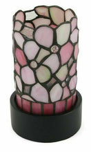 Load image into Gallery viewer, Small/Keepsake Pink Stained Glass Light of Remembrance Cremation Urn w/LED
