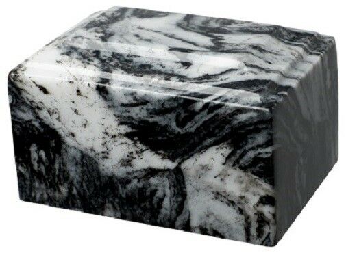 Small/Keepsake 2 Cubic Inch Marlin Tuscany Cultured Marble Funeral Cremation Urn