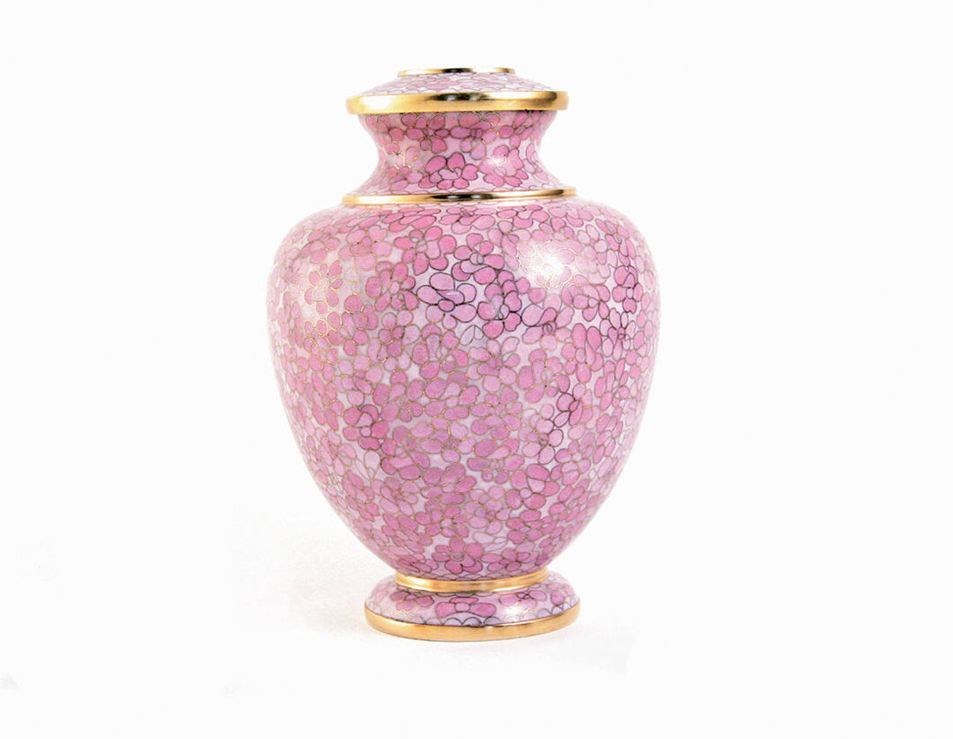 Cloisonne Adult 200 Cubic Inch Funeral Cremation Urn for Ashes
