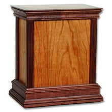 Load image into Gallery viewer, Large/Adult 225 Cubic In Cherry Standard Handcrafted Wood Funeral Cremation Urn
