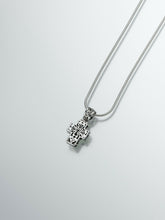 Load image into Gallery viewer, Sterling Silver Filigree Cross Memorial Jewelry Pendant Funeral Cremation Urn
