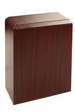 Load image into Gallery viewer, Large/Adult 215 Cubic Inches Dark Grain Simplicity Cremation Urn for Ashes
