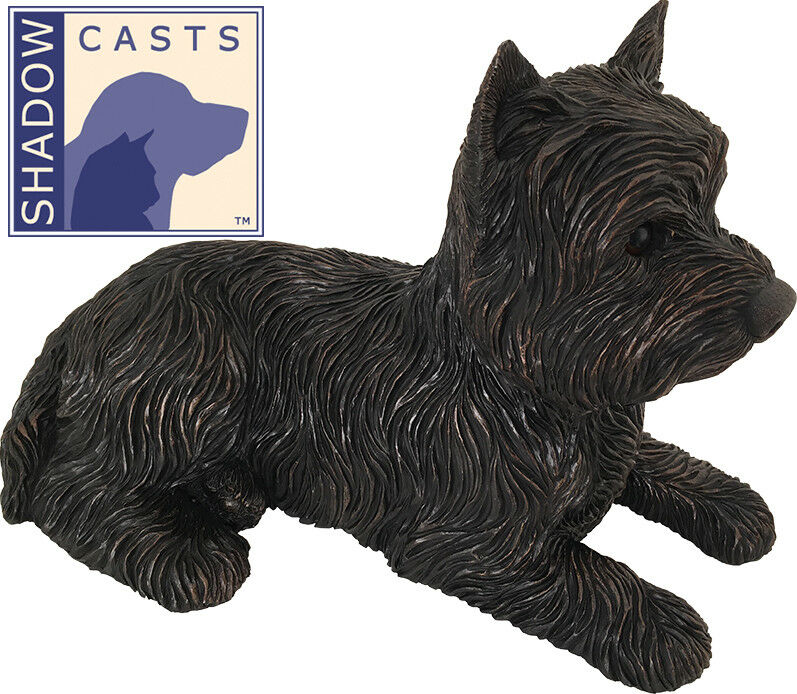 Large 100 Cubic Inches West Highland Terrier ShadowCasts Bronze Urn for Ashes