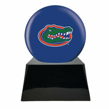Load image into Gallery viewer, Large/Adult 200 Cubic Inch Florida Gators Metal Ball on Cremation Urn Base
