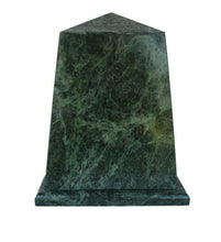 Load image into Gallery viewer, Large/Adult 240 Cubic Inches Green Viewpoint Natural Marble Urn for Ashes
