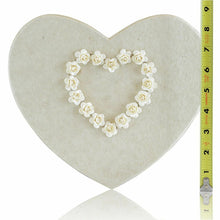 Load image into Gallery viewer, Large/Adult 240 Cubic Inches White Heart Paper Funeral Cremation Urn for Ashes
